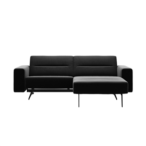 Stressless Stella sofa 1,25 pers.med chaiselong HF L227cm. - Sort Paloma læder 